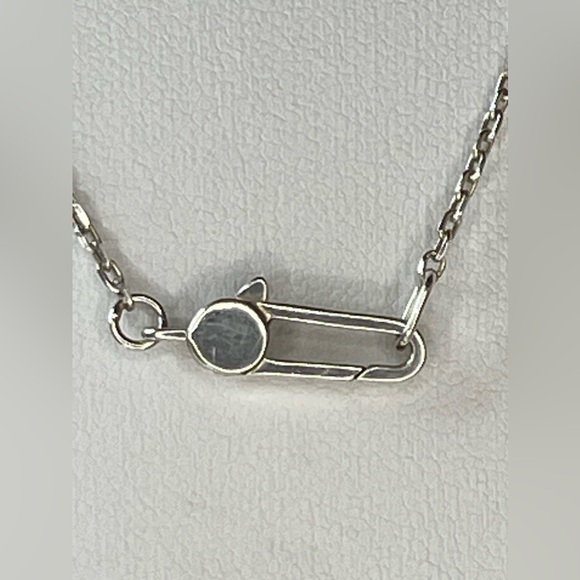 GUCCI Logo 925 Sterling Silver Pendant Necklace - Picture 5 of 7